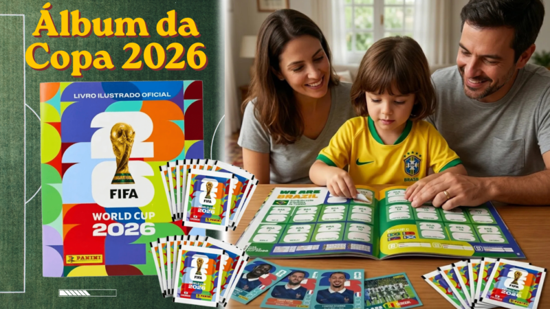 Álbum da Copa 2026 vira febre entre torcedores