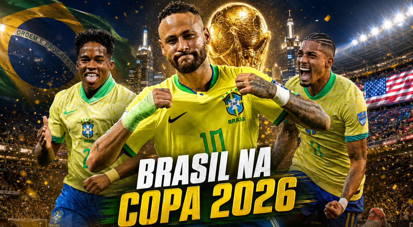 Brasil na Copa 2026: datas, grupo e caminho possível
