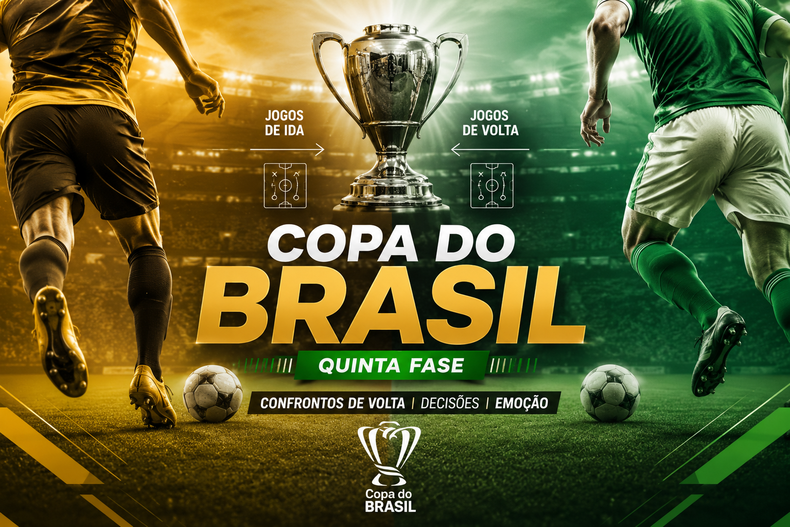 Copa do Brasil 2026: jogos da Quinta Fase, resultados e confrontos de volta