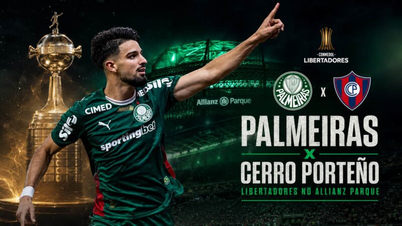 Palmeiras x Cerro: escalação e onde assistir